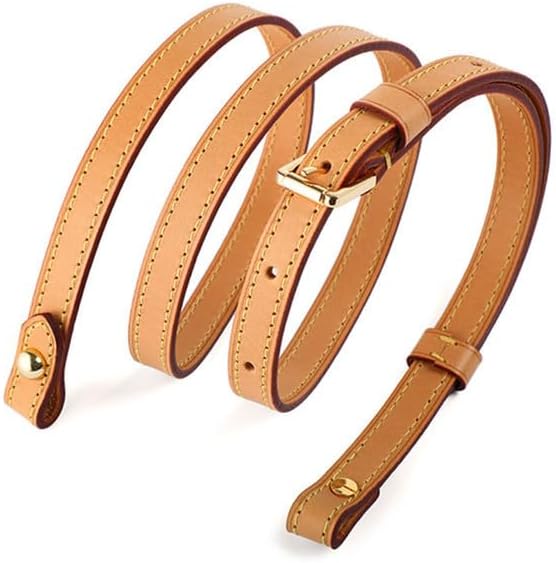 0.79" Width 23.62"-31.5" Leather Bag Strap for Baguette Bag Adjustable Shoulder Purse Straps Replacement Crossbody Beewax