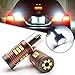 Xotic Tech Pair 30-SMD High Power 6000K White 1156 7506 CK SCK LED Backup Reverse Light Bulbs Compatible with BMW or Mercedes