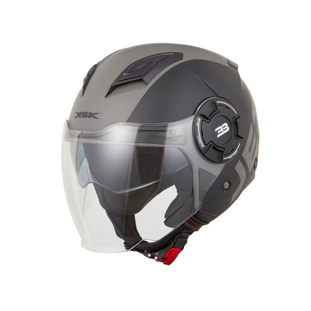 KSK Casque Jet DS 33 BLACK Bleu