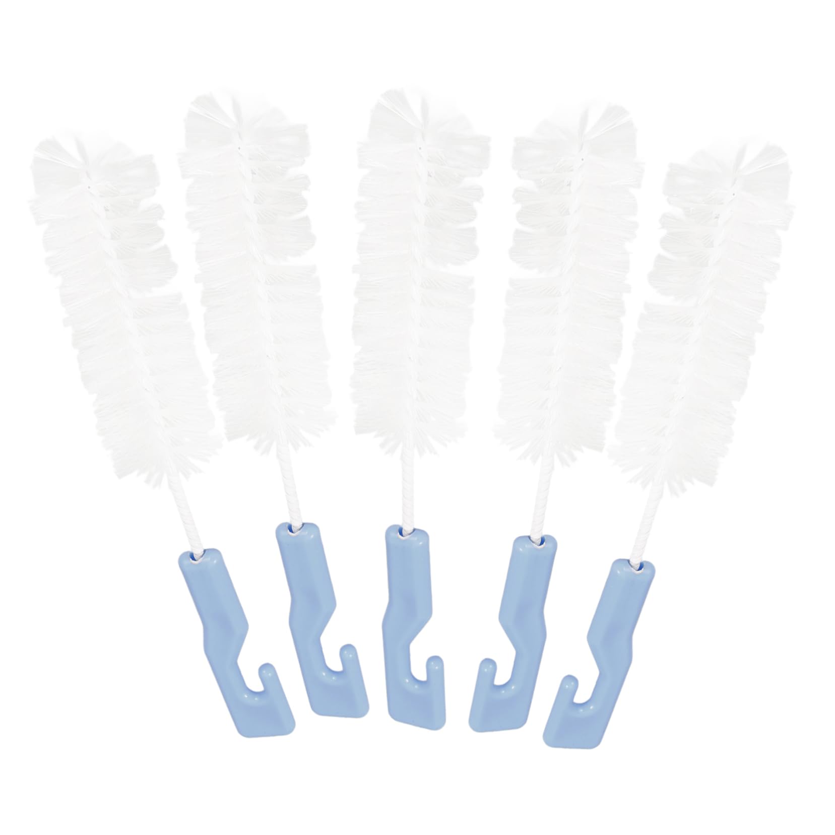 COLLBATH 5pcs Cleaning Brush for Tube Earmould Safe Nylon and Plastic Material Portable and Easy to Use Accessories