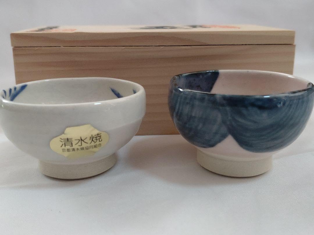 Amazon.co.jp: 清水焼 百福 ひょっとこ&おかめ ぐい呑 杯 : ホーム
