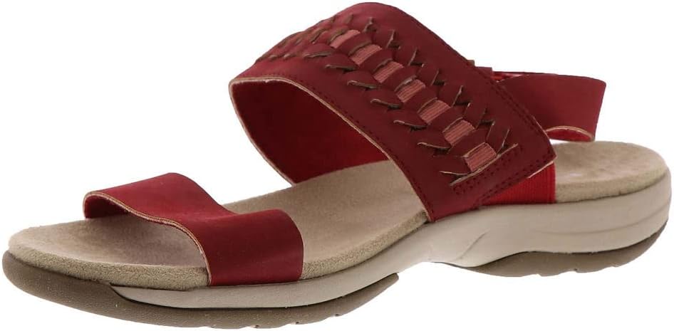 Easy Spirit Women's SAPHYRE3 Sandal, Red 610, 10