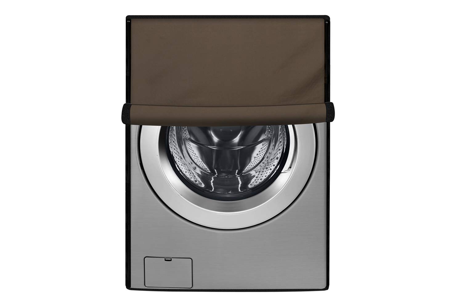 Stylista Polyester Washing Machine Cover Compatible for Samsung 12 KG Fully-Automatic Front Loading WW12T504DAB/TL, Beige Stylista Polyester Washing Machine Cover Compatible for Samsung 12 KG Fully-Automatic Front Loading WW12T504DAB/TL, Beige