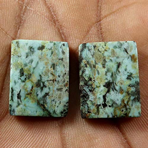 Cabochons naturels octogonaux en turquoise véritable, un trésor de la terre - 2