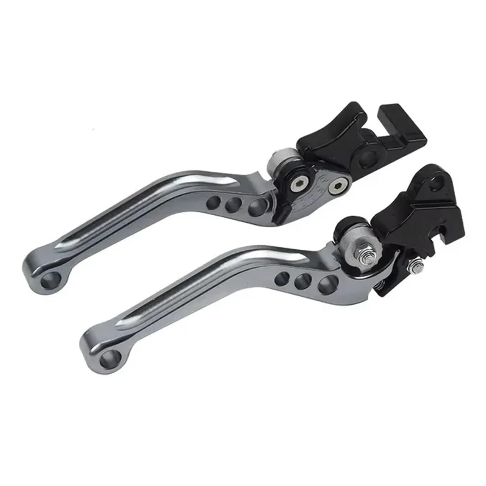 Ywqjiopm Gray Motorcycle Brake Clutch Lever Motorcycle Brake Handle Universal Fit For Motorbike Modification Motorcycle Clutch Brake Lever Handle Brake Clutch Levers