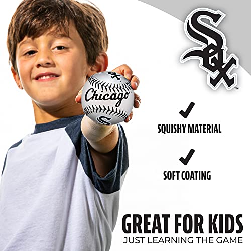 Image of Franklin Sports MLB Team Soft Baseballs - Team Logo - Fan Shop Toy Baseball for Kids - Decoration for Desks and Office