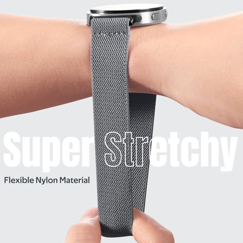 Image of Maledan Stretchy Bands for Samsung Galaxy Watch 8 Band /Galaxy Watch 9 Band Men Women, 3 Pack Nylon Waterproof Sport Strap Elastic Wristband for Samsung Watch 8 /9 44mm 40mm / Galaxy Watch 8 Classic 46mm