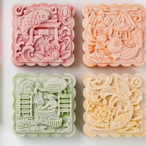 Molde para postres con patrones 7x7 cm fábrica FACAILUO miniatura 7