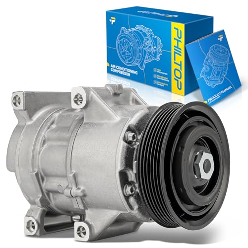 Image of PHILTOP A76349 Air Conditioner AC Compressor with Clutch for Hyundai Sonata 2015-2018 2.4L, 2015-2017 2.0T