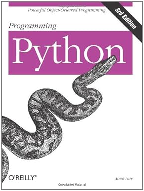 Programming Python: Lutz, Mark: 9780596009250: Amazon.com: Books