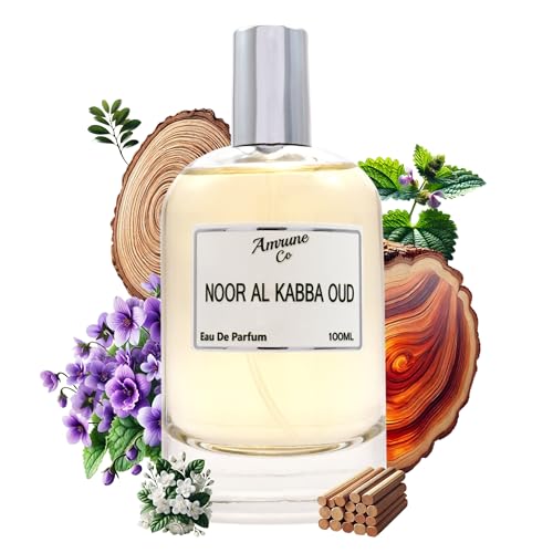 Image of Noor Al Kabba Oud | Luxury Men Eau De Parfum | Patchouli Violet Musk | Perfume Spray for Man | Strong & Long Lasting Fragrance | Luxury Gift for Him | 100 ml