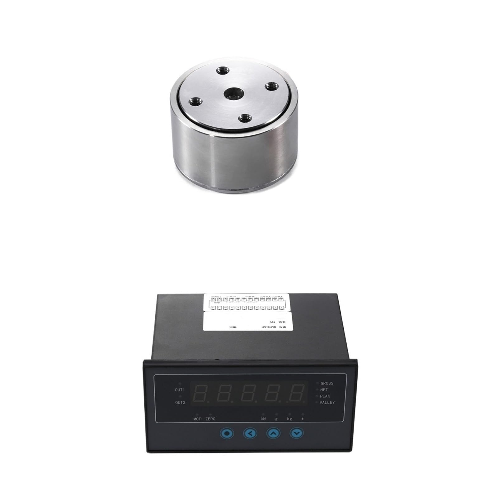 JJHQOKYNA Load Cell Sensor with Indicator Display Weighing Pressure Test Compression Force 5KG 10KG 20KG 30KG 50KG(30KG and Indicator)