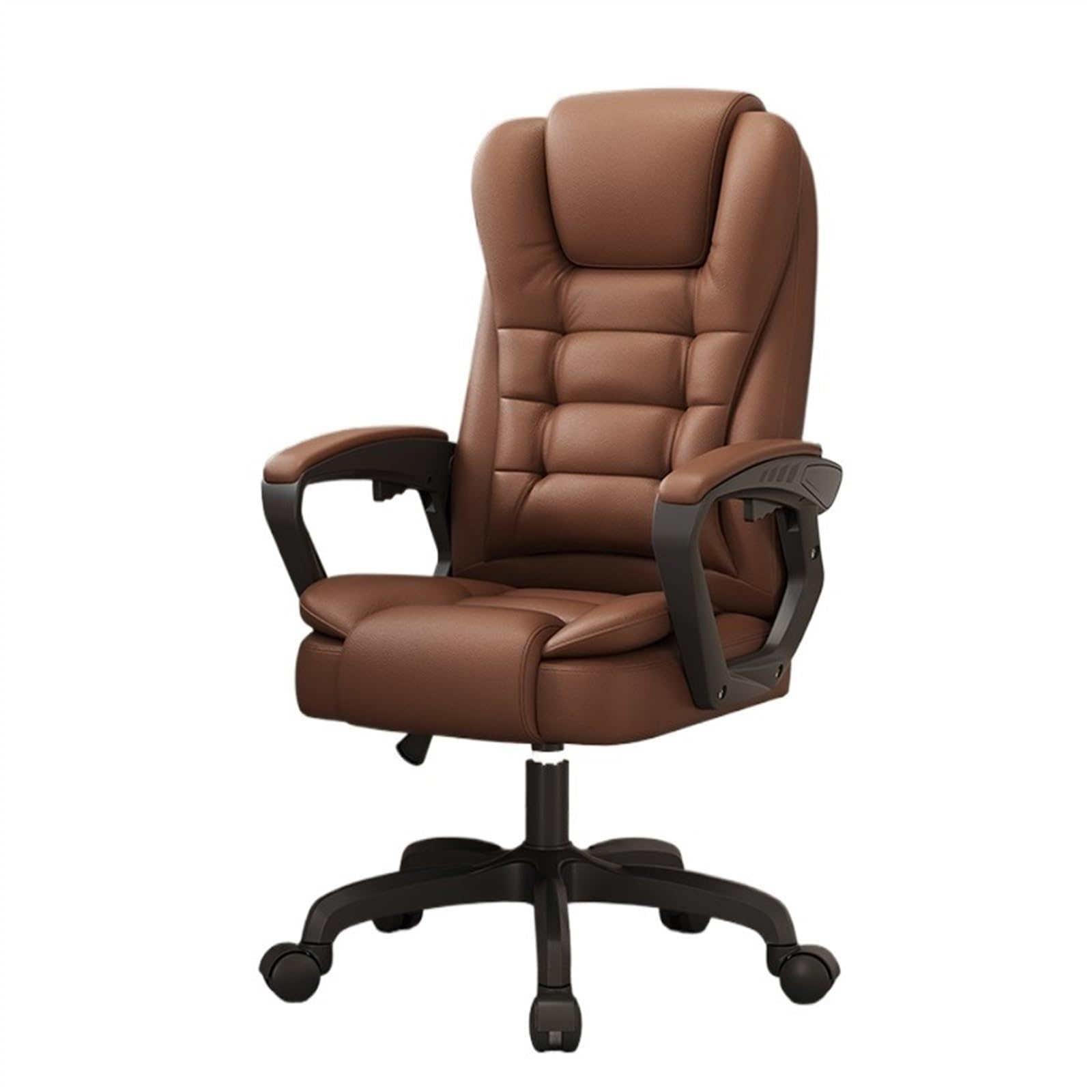 office chair Office Chair PU Leather Desk Chair for Adults Executive Office Chair with High Back and Lumbar Support Flip Armrest Adjustable Swivel Task Chair