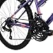 Huffy Hardtail Mountain Bike, Stone Mountain, 24 inch 21-Speed, Lightweight, Purple (74818)