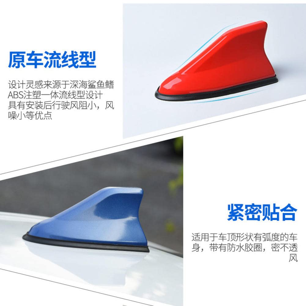 Antenne Requin Pour Renault Captur 2013-2019 - Noir, Design Aérodynamique, Amplification Signal