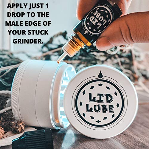 Premium Grinder Lubricant – 100% Natural Hemp Seed Oil – Eliminates Grinder Squeak & Sticking – Safe for Metal, Wood, Plastic & Ceramic – .35fl oz Bottle for Smooth Grinding - Image 4