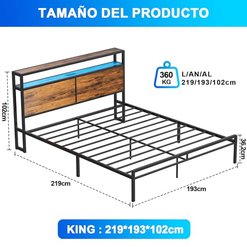 Base para Cama King Size Con Cajones 14 Imagen adicional
