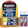 Herpecin L Lip Balm Stick; Cold Sore, Sun & Fever Blisters and Chapped Lips Relief Lip Balm with SPF30, Lemon Balm, and Lysine; 0.1oz - 2 pack