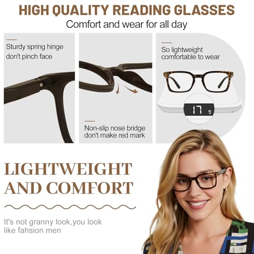 Image of OCCI CHIARI Stylish Reading Glasses Women's Readers Comfort Eyeglasses