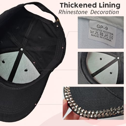 Gorra de Béisbol con Pedrería para Mujer miniatura 3