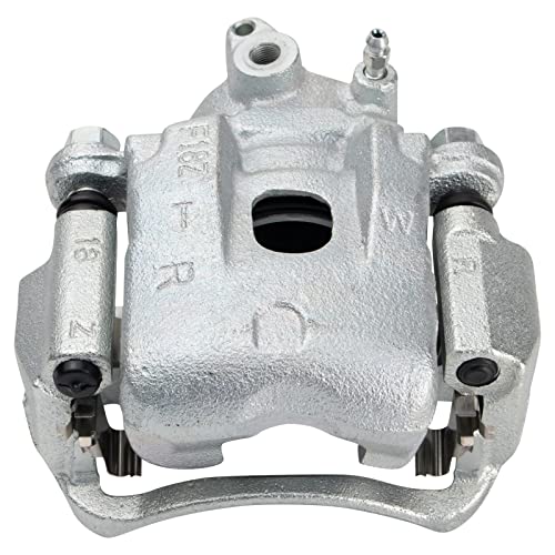 Image of TRQ Front Brake Caliper Set Zinc Coated Brackets Hardware Compatible with 1995-2004 Toyota Tacoma