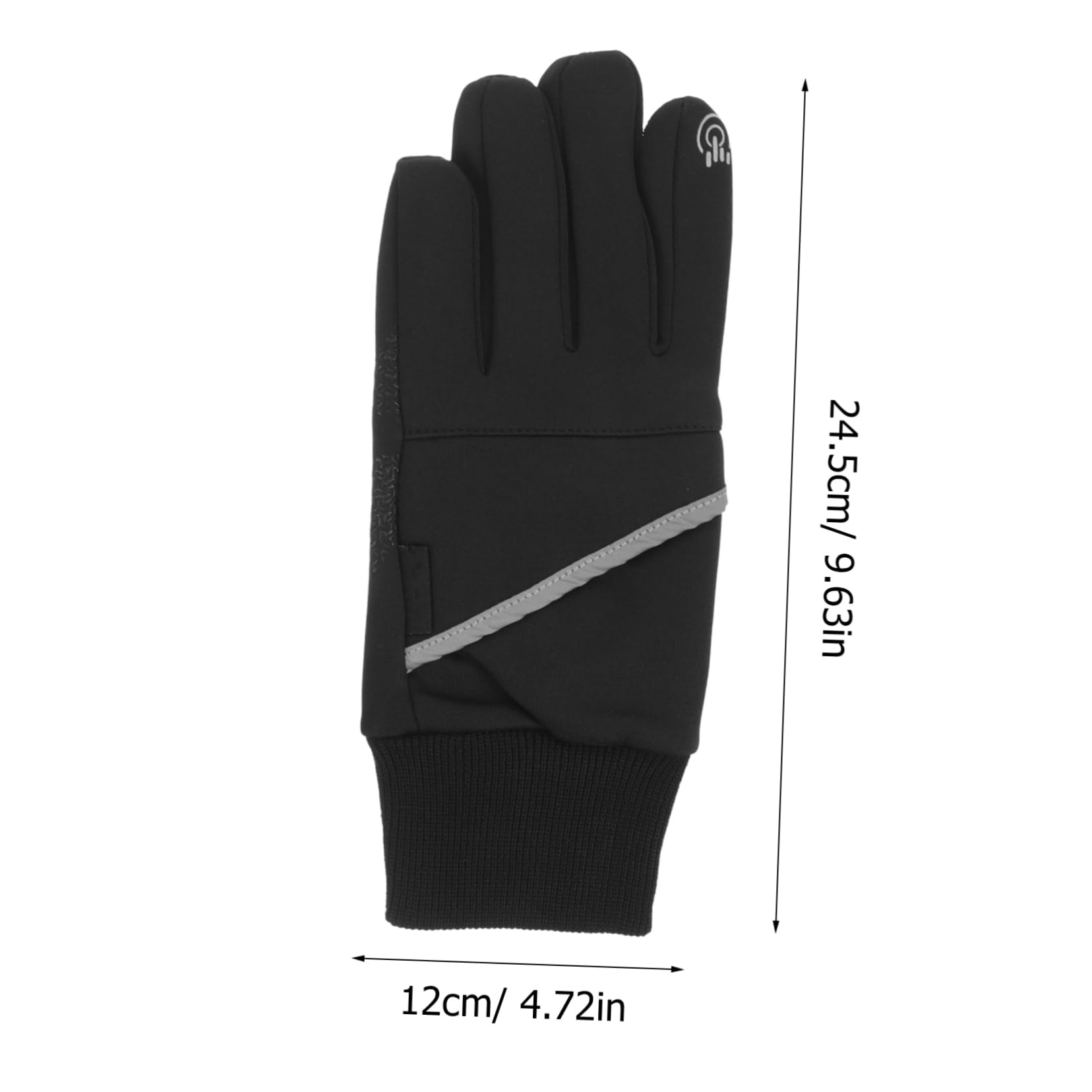POPETPOP 1Pair Warm Touch Screen Gloves for Men Women Windproof Knitted Winter Hand Gloves Thickened Fleece Lining for Cold Weather Activities for Outdoor