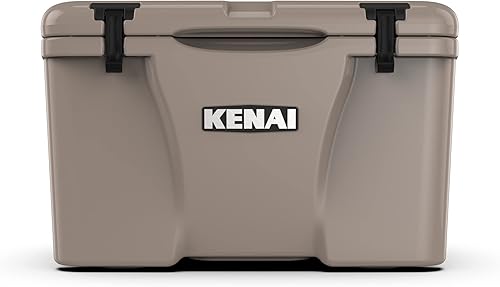 KENAI Enfriador de 25  Cofre de hielo de 25 cuartos de galón duradero con aislamiento rotomoldeado  Fabricado en Estados Unidos  Garantía de por