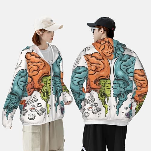 Chaqueta de Protección Solar UPF 50+ para Hombre y Mujer Negra miniatura 2