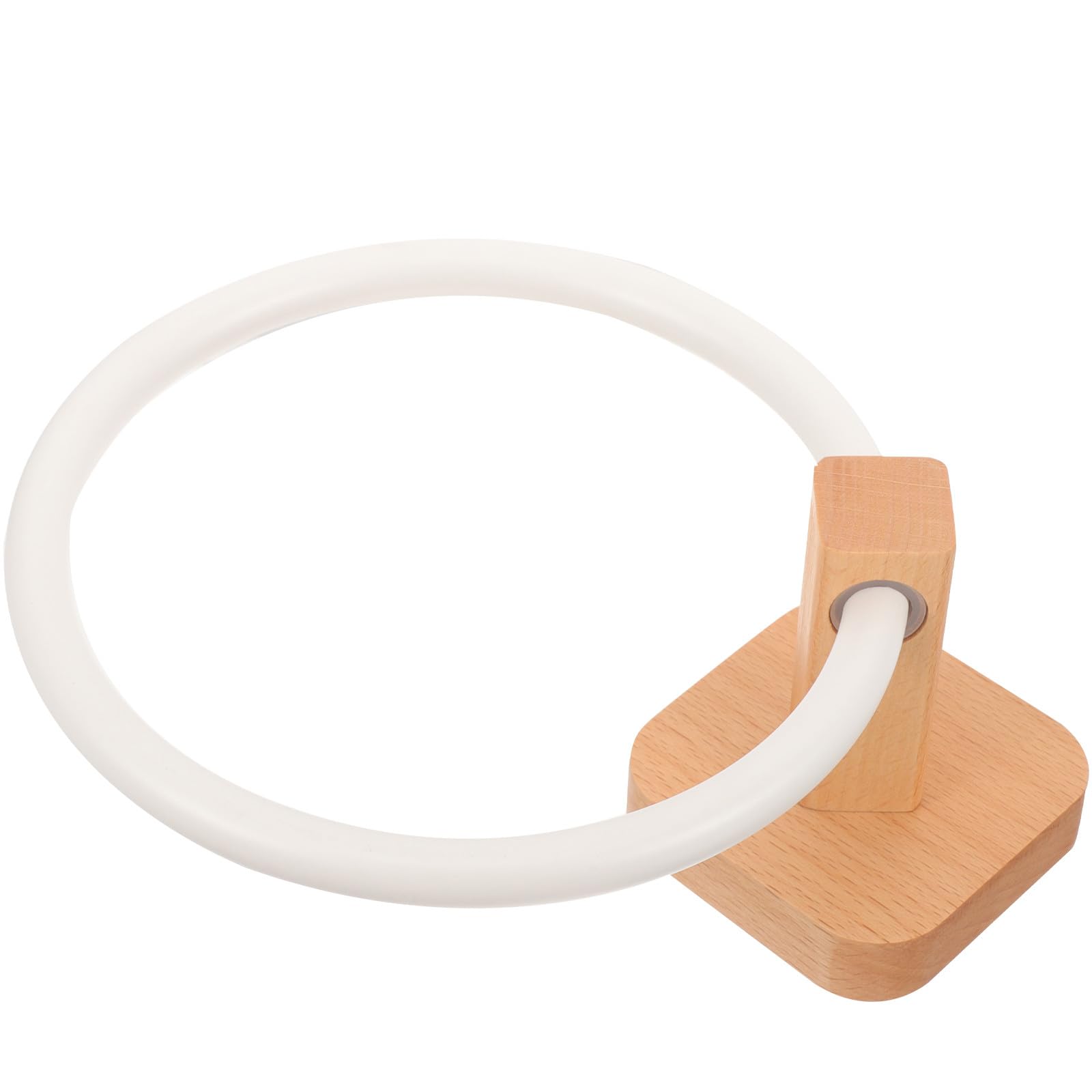 Anneau porte-serviettes en bois pour suspendre vos linges sans encombre