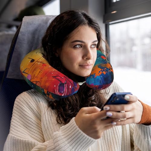 Almohada en U Espuma viscoelástica Negro Tamaño estándar miniatura 6