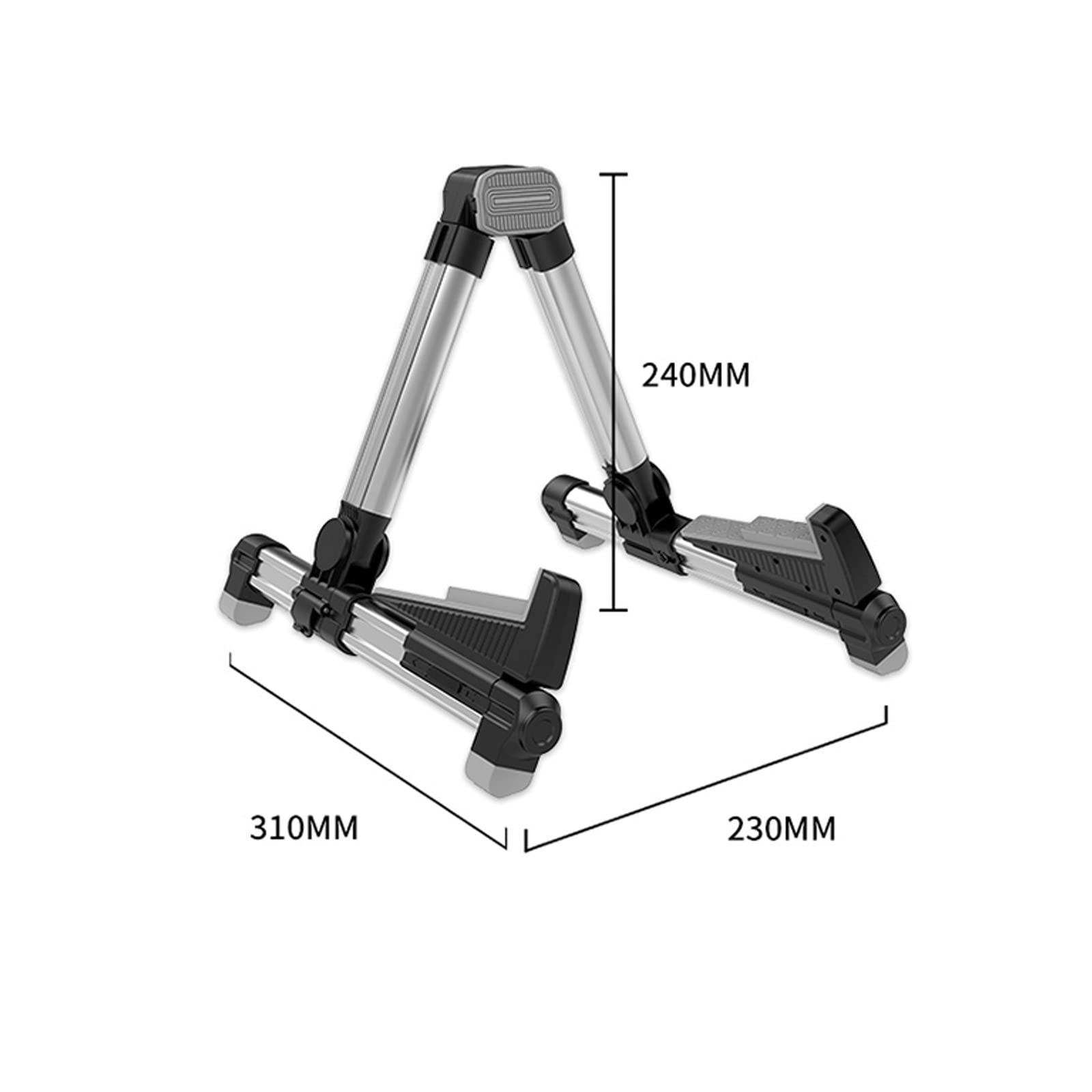 Supporto per Chitarra, espositore Universale Pieghevole per Basso, Supporto per Chitarra elettrica Portatile per Negozio di Strumenti Musicali