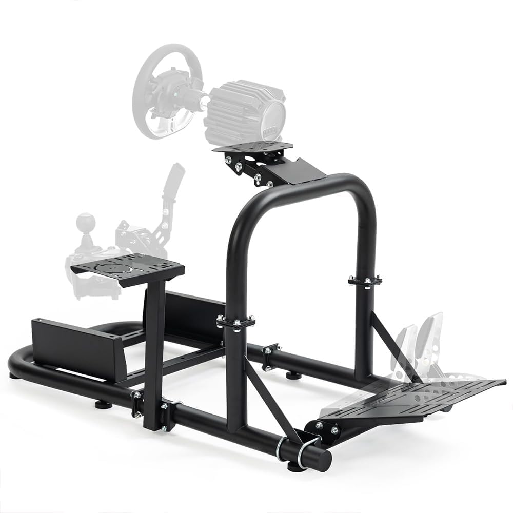Marada Support de volant de course pour Logitech G25 G27 G29 G920 G923 Thrustmaster T300RS TX F458 T500R Fanatec - Sans pédales de roue