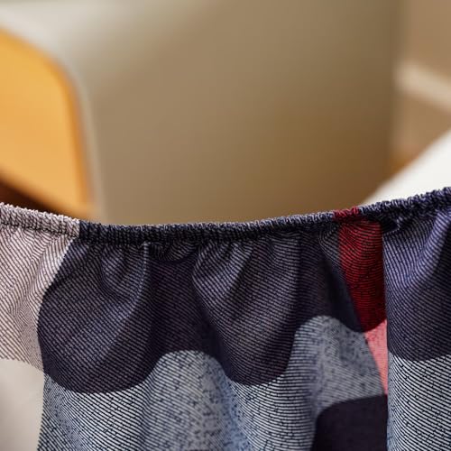 Image of CLOTHKNOW 4Pieces Blue Plaid Toddler Bedding Sets for Boys Girls Kids | Soft, All Season, Kids Comforter, Tartan Grid Comforter Sets, Checker Bedding Sets, Crib Bed Sets