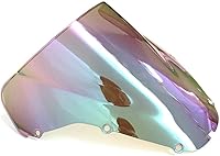 Vista 2 de GLoyer Parabrisas de motocicleta Parabrisas de doble burbuja iridio compatible con Honda CBR 900 RR 929 2000 2001 00 01 900RR