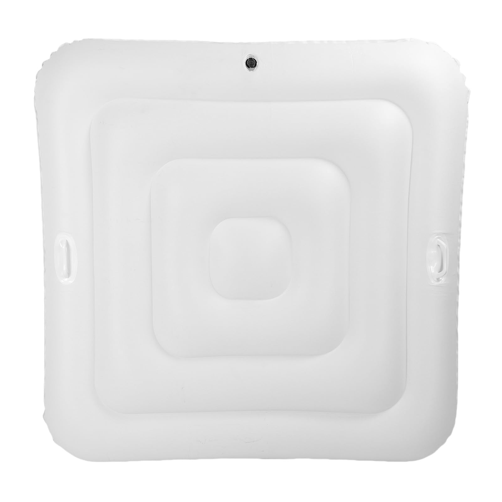 Parti per Piscina Copertura Gonfiabile in PVC Resistente 130 Cm Grande Coperchio per Piscina per Uso Esterno Quadrato e Vasca da Bagno