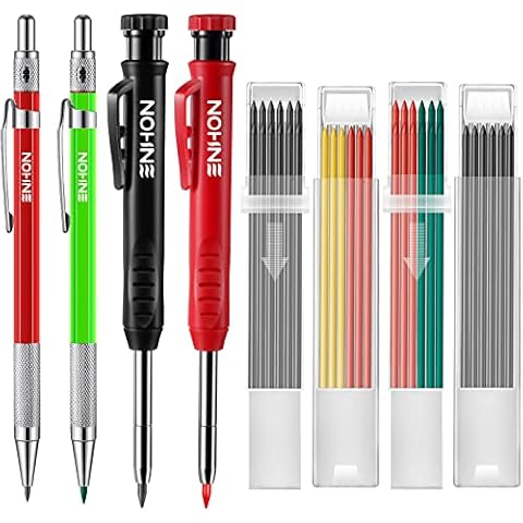 Enhon Lot de 4 Crayons de Charpentier Cover