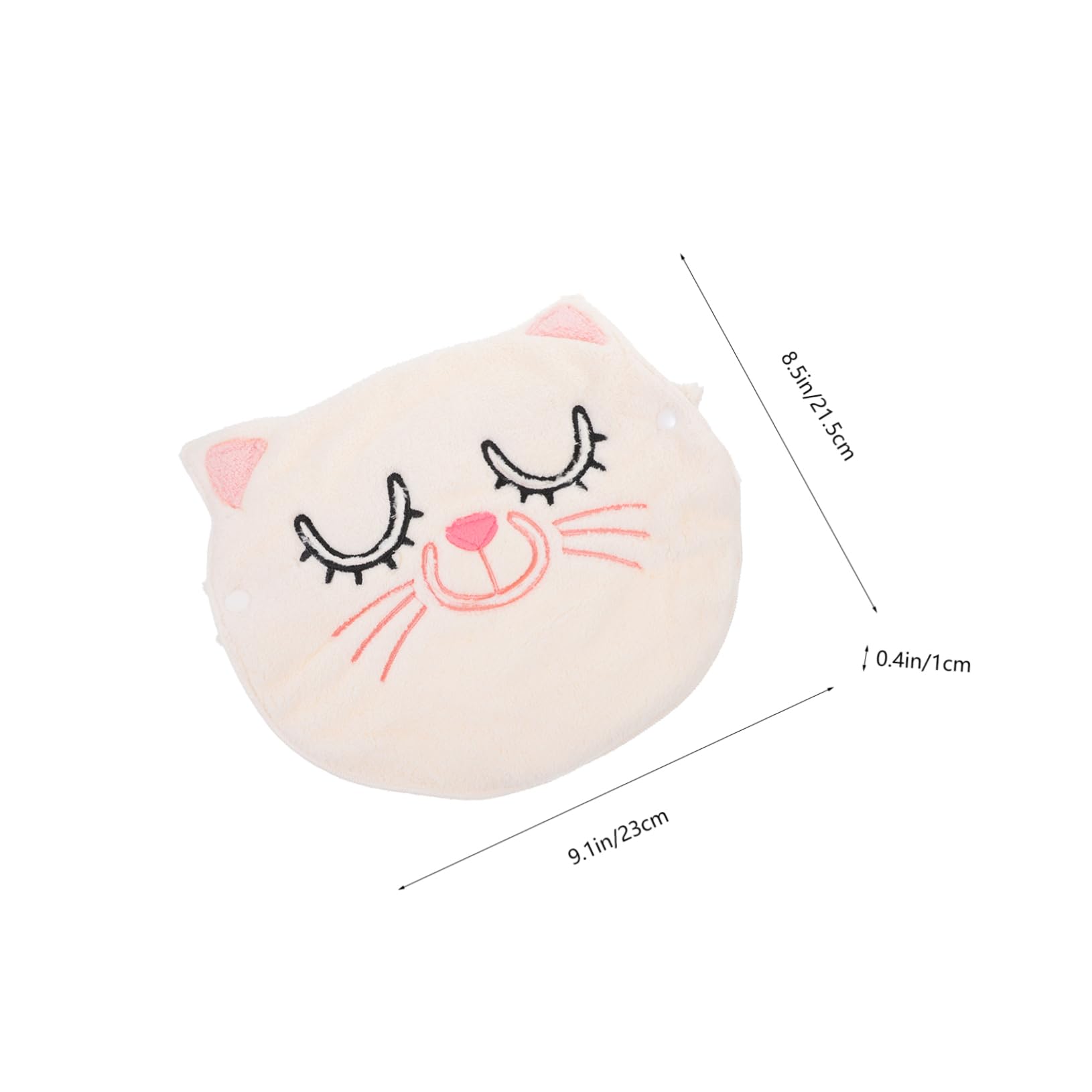 3 Pezzi Maschera Telo Riutilizzabile Fleece per Trattamenti con Design Carino e Confortevole per Della e Pori
