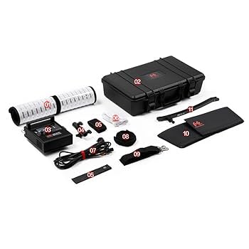 Amazon | FalconEyes RGBW撮影用ライト 折り畳み式 100W 巻き