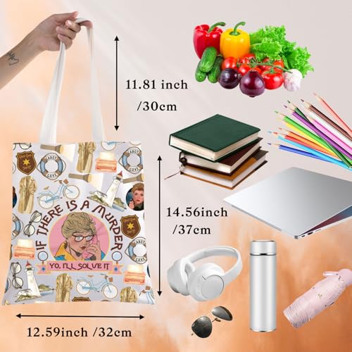Bolso tipo tote Murder para fans de Jessica Fletcher, merchandising de Cabot Cove miniatura 4