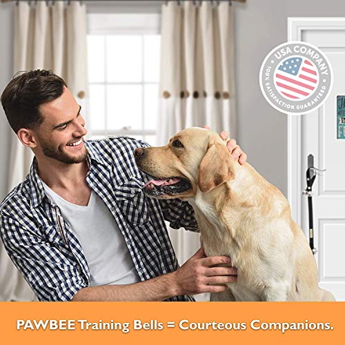 PAWBEE Dog Bell for Door Potty Training - Set of 2 Adjustable Dog Doorbell Puppy Training - 7 Extra-Loud Jingle Dog… - Image 6