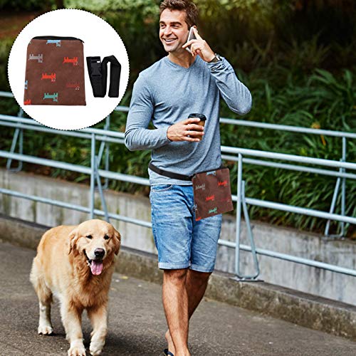 Balacoo Bolsa de Treinamento para Cachorros Saco de Guloseimas Animal Caminhada Lanche Portátil Bols