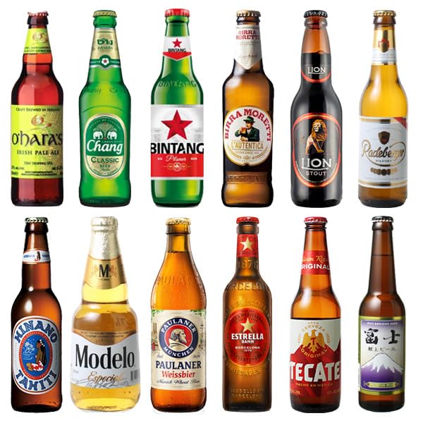 Amazon.co.jp: ＜世界のビールを飲み比べ！＞ 世界のビール 12本セット