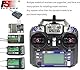 Yangers 2,4 GHz Funksender Empfänger Fernbedienung, Flysky FS I6 AFHDS 2A 6 Kanal Sender + FS IA6 Empfänger Funksystem für RC Rennwagen Boot Hubschrauber Spielzeug