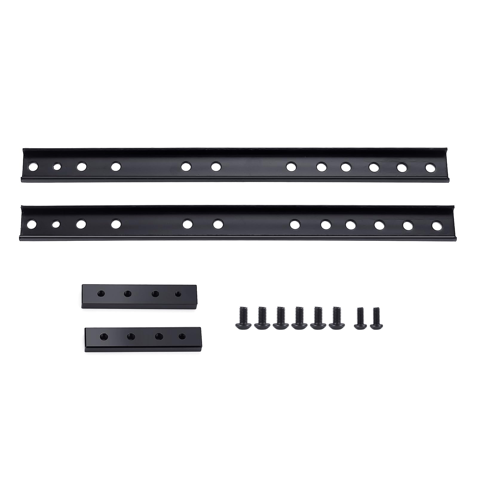 AXspeed RC 6X6 Chassis Rail Extension Kit Metal Upgrade for 1/10 Scale Rock Crawler Truck