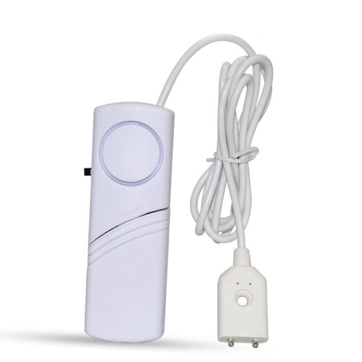 DOITOOL 5 Pièces Alarme De Niveau d'eau Notification Porte Chauffage Capteur Fuite Alerte Alarme d'eau Blanche Plastique