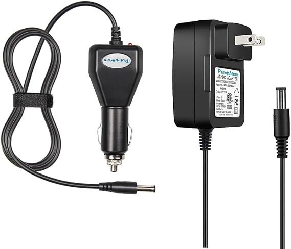 PumpMom 12V Breast Pump Car Adapter Power Cord for Spectra S1, S2, Spectra 9 Plus Pumps