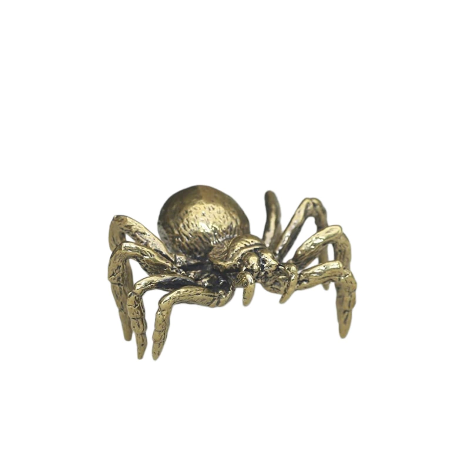 Huolimxun Brass Spider Statue Home Desktop Decor