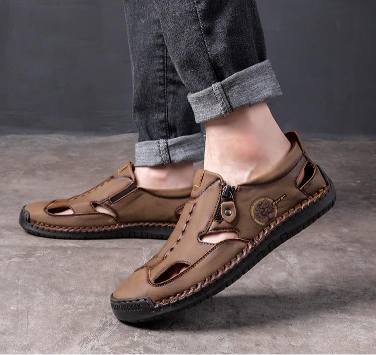 Men's Large Size Trendy Breathable Slip-On Sandals - Non-Slip Durable Water Shoes for Outdoor Activities, Beach, Hiking & Casual Wear3
