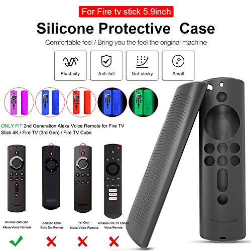 Luminous Remote Control Protective Cover Silicone Case for Fire TV Stick 4K / Fire TV (3rd Generation) / Fire TV Cube Shockproof Case Cover - Image 3
