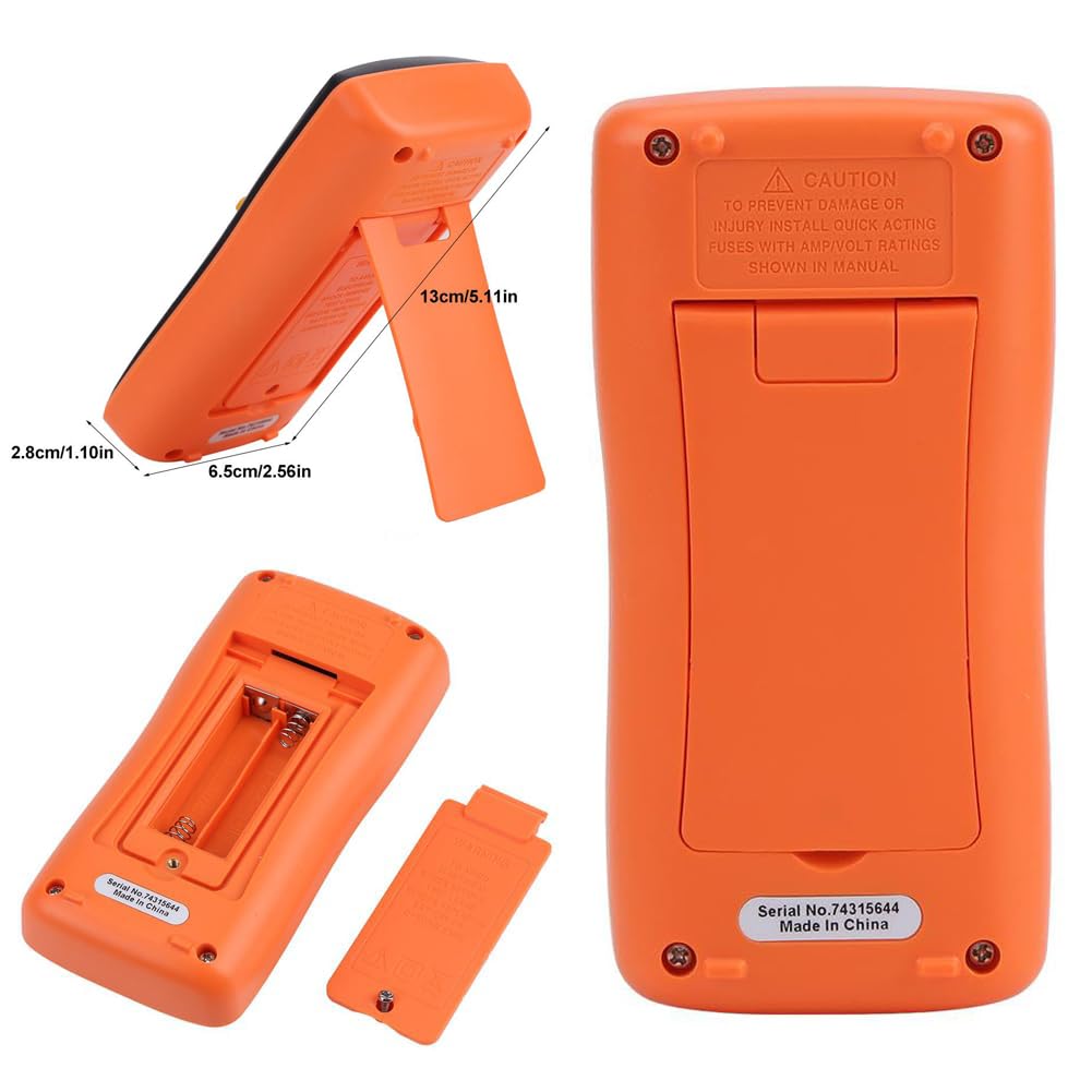 Aneng 9999 Multimetro A Gamma Automatica, Multimetro Con Display Digitale | A Vero Valore Rms 9999 Amperometro di Tensione Ac / Dc Tester Elettronico Ohm di Corrente, Con Sonde Multiuso